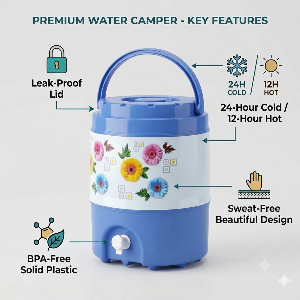 20 LTR INSULATED WATER JAR